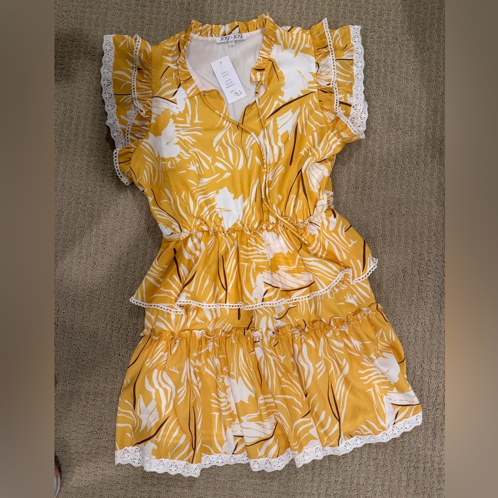 NWT Joy Joy dress sz L